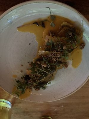 Ravioli starter   at The Treehouse Restaurant in Alnwick