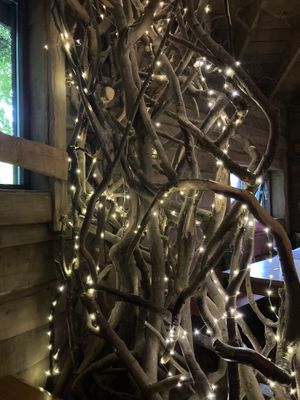 Interior of restaurant   at The Treehouse Restaurant in Alnwick