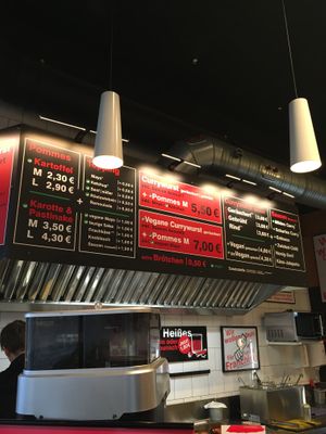 menu at Curry Co in Leipzig