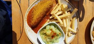 Vegan currywurst at Reimanns Eck in Hannover