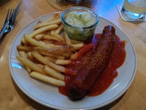 Vegan Currywurst at Reimanns Eck in Hannover