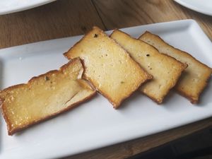 Vegan bacon at Chipps in Berlin