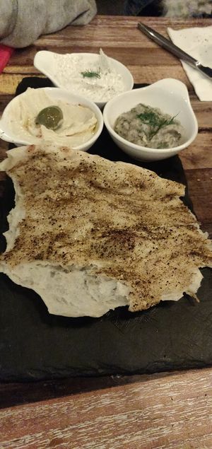 Mediterranean Dip Platter at Goa Nights in Macau