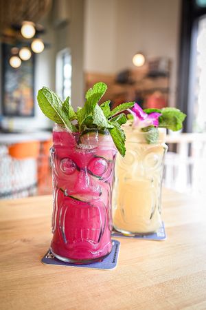 House made soda at Mak Mak Organic  in Oceanside