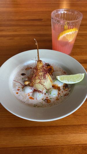 No-Milk Pear soup  at Lychees in Warsaw