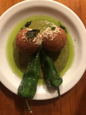 Arancini  at Lychees in Warsaw