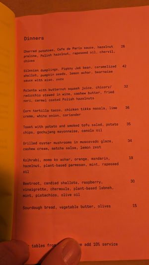 menu page 4 at Lychees in Warsaw