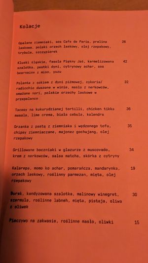menu page 5 at Lychees in Warsaw