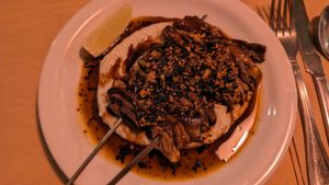 Oyster mushrooms at Lychees in Warsaw