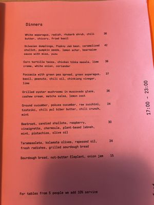 Menu May 2024  at Lychees in Warsaw