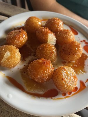 Sweet dumplings   at Lychees in Warsaw