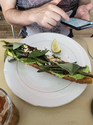 Focaccia  at Lychees in Warsaw