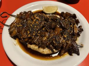 Oyster mushrooms  at Lychees in Warsaw