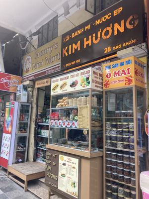   at Xoi Banh Mi Kim Huong in Hanoi