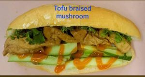  at Xoi Banh Mi Kim Huong in Hanoi