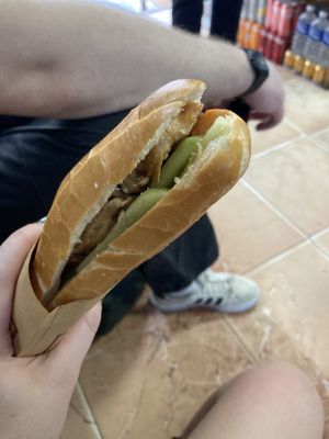   at Xoi Banh Mi Kim Huong in Hanoi