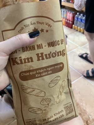   at Xoi Banh Mi Kim Huong in Hanoi