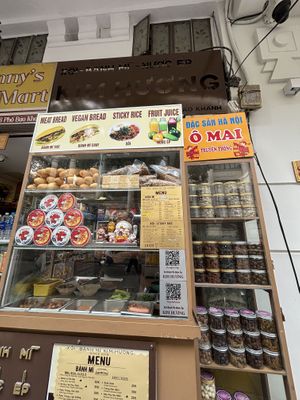   at Xoi Banh Mi Kim Huong in Hanoi
