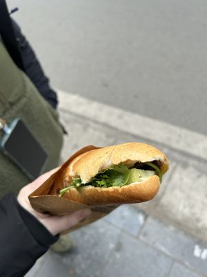   at Xoi Banh Mi Kim Huong in Hanoi