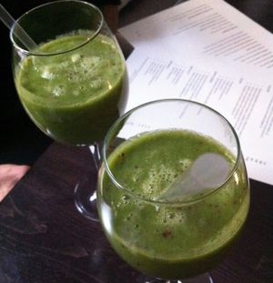 Super tasty Green Power smoothie at Tri! at Tri in Kyiv