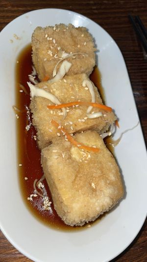 Agedashi tofu  at Tai Chi Veggie in Blackburn South