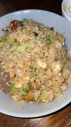 Combination fried rice  at Tai Chi Veggie in Blackburn South