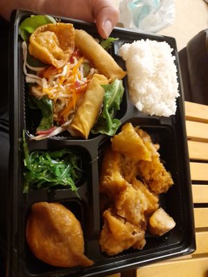 lemon chicken at Tai Chi Veggie in Blackburn South