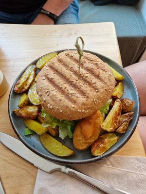 Soli-Nugget-Burger at VielSinn in Wismar