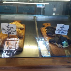 Bakery display case at Café Mozart - Maybe closed in Kathmandu