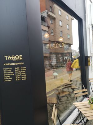 Outside at Taboe in Blankenberge