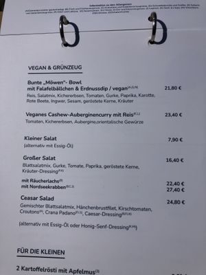   at Strandcafé Silbermöwe in St Peter-ording