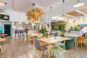 Inside Seating Area at Makai Cafe in Orihuela