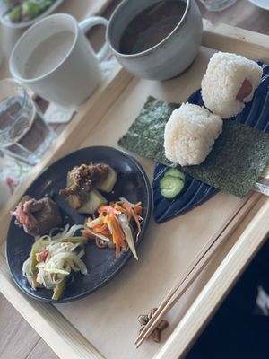 Japanese breakfast (vegan)   at Cafe Pirica - 喫茶 Pirica (ピリカ) in Beppu