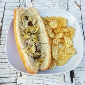 vegan sausage!  at The Tea Party - York St in Ottawa