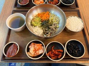 Vegetable Bibimbap at ICN - PLE:EATING - T1 in Incheon