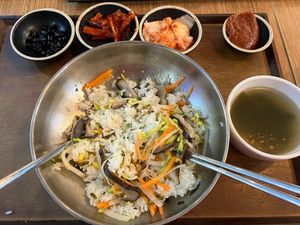 Vegetable Bibimbap at ICN - PLE:EATING - T1 in Incheon