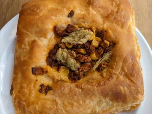 Cauliflower chorizo danish at Hyperion Coffee Co in Ann Arbor