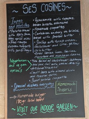  at Ses Cosines Restaurant in Mallorca