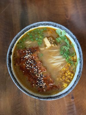 Tofu Ramen  at Ginger Cocina in Medellin