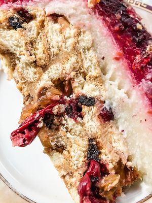 Dessert at Restaurant Harmony in Skopje