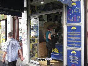 Outside Tel Aviv Hummus House at Tel Aviv Hummus House in Belgrade