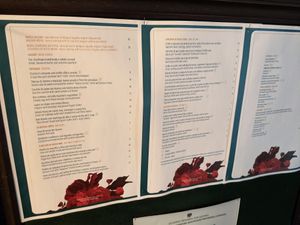 menu at Magma in Sao Miguel