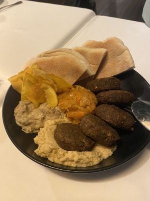Falafel plate   at Magma in Sao Miguel