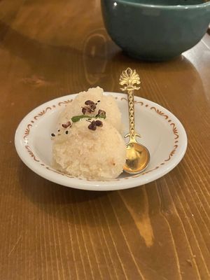 Sorbete de lychee   at Casa Nopal & Tiger Club in La Paz