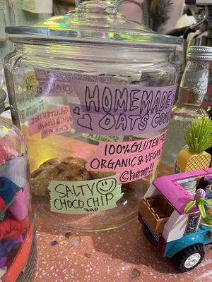 Gluten-free vegan cookie  at Ananas Coffee アナナスコーヒー in Tokyo