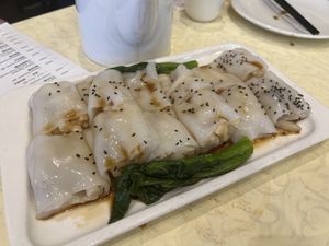 Truffle mushroom rice roll  at Imperial Garden in San Francisco