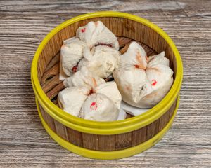 Steam BBQ "Pork" Buns at Imperial Garden in San Francisco