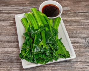 Chinese Broccoli with "Oyster" sauce at Imperial Garden in San Francisco