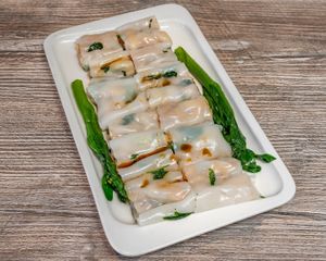 Coriander Mushroom Rice Roll at Imperial Garden in San Francisco