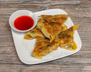 Pan Fried Chive Dumpling at Imperial Garden in San Francisco